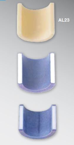 DEGUSSIT AL23 has the highest degree of durability